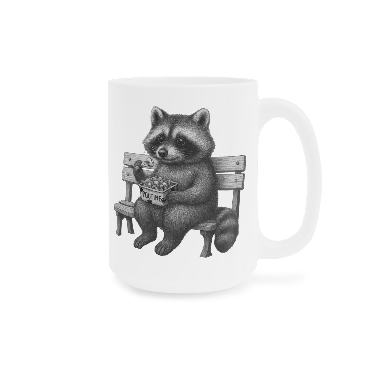 Raccoon's Poutine Night Mug
