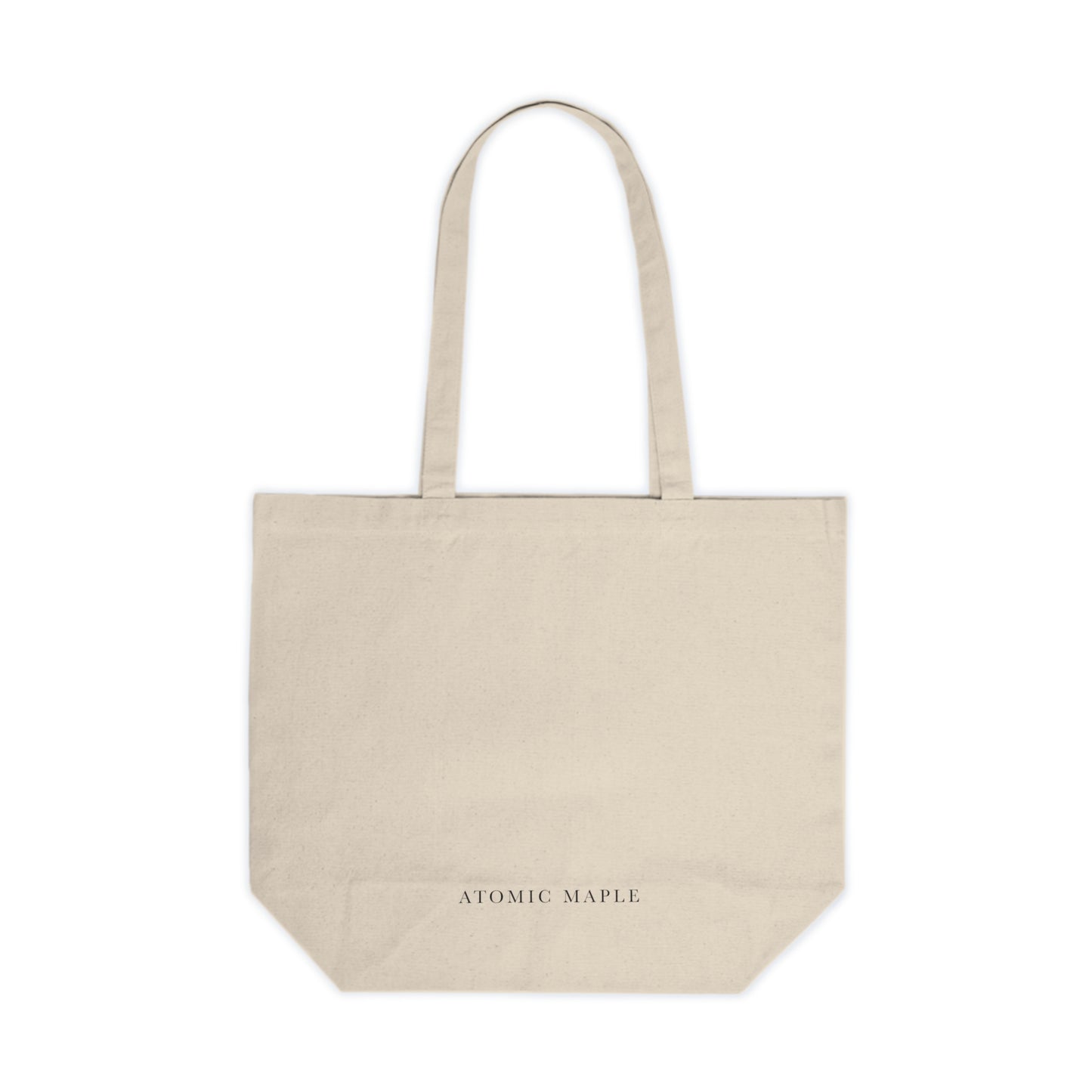 Moose Stacks and Antlers Canvas Tote
