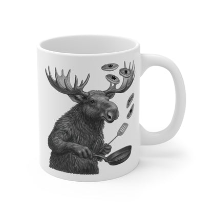 Stacks and Antlers Moose Mug