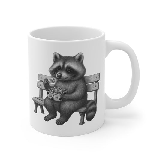 Raccoon's Poutine Night Mug
