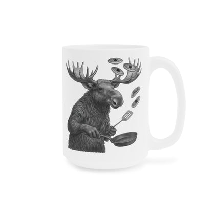 Stacks and Antlers Moose Mug