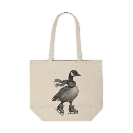 Goose Blades and Feathers Canvas Tote