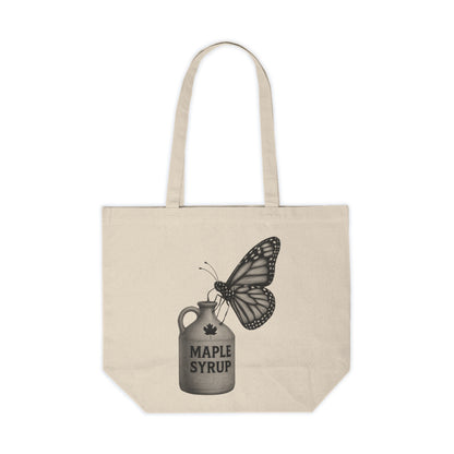 Sweet Wings and Syrupy Things Butterfly Canvas Tote