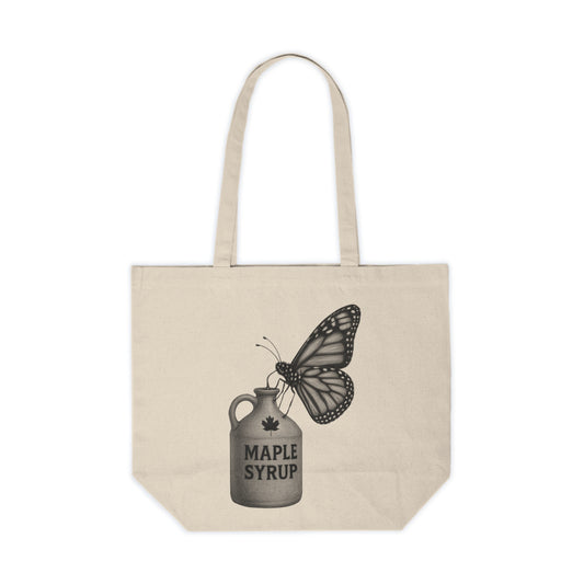 Sweet Wings and Syrupy Things Butterfly Canvas Tote